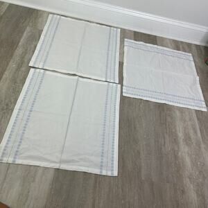 Crate & Barrel Snowflake Napkins (3)